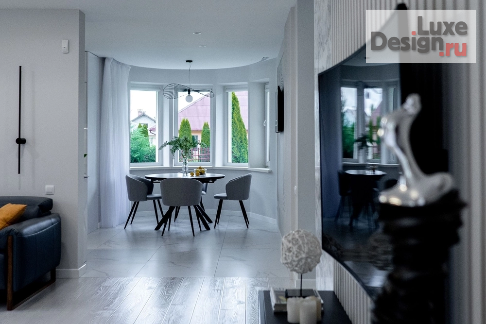 Дизайн интерьера частного дома "WHITE" (фото 9) от дизайнера Жучко Алина Андреевна Дизайн интерьера частного дома "WHITE" (фото 9)