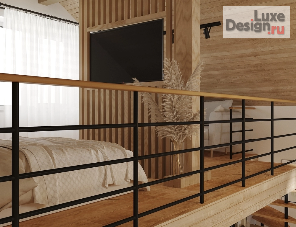 Дизайн интерьера загородного дома "Домик с банькой" (фото 10)