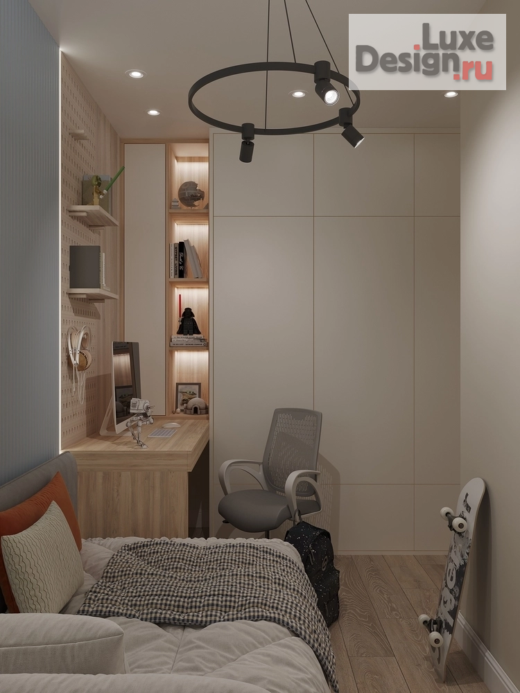 Дизайн интерьера однокомнатной квартиры "ЖК Парк Апрель" (фото 20)