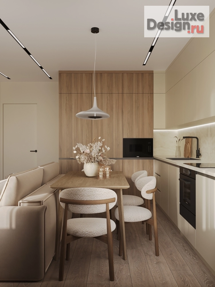 Дизайн интерьера однокомнатной квартиры "ЖК Парк Апрель" (фото 3)