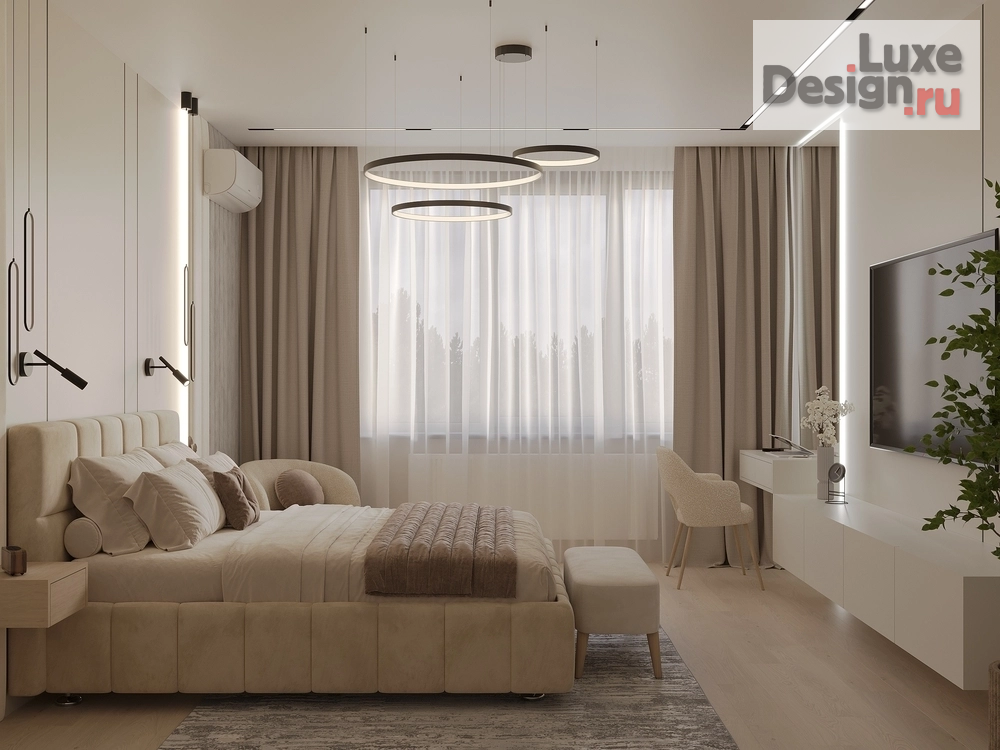 Дизайн интерьера квартиры "                                                                   Квартира ЖК Afi Tower " (фото 21)