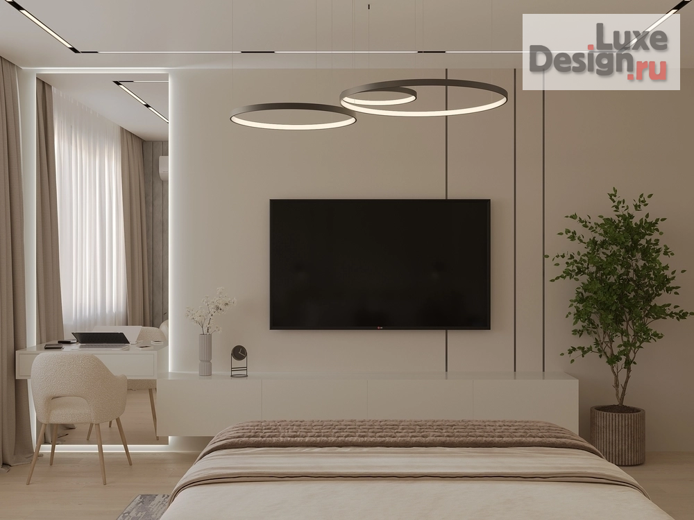 Дизайн интерьера квартиры "                                                                   Квартира ЖК Afi Tower " (фото 22)