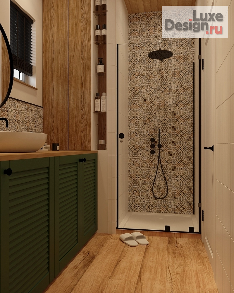 Дизайн интерьера загородного дома "Домик с банькой" (фото 14)