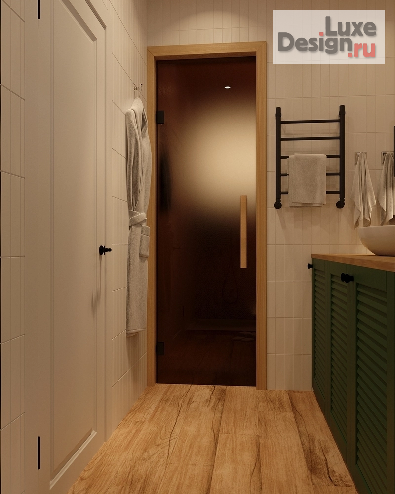 Дизайн интерьера загородного дома "Домик с банькой" (фото 15)