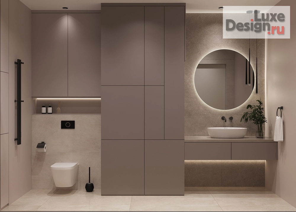 Дизайн интерьера квартиры "                                                                   Квартира ЖК Afi Tower " (фото 12)