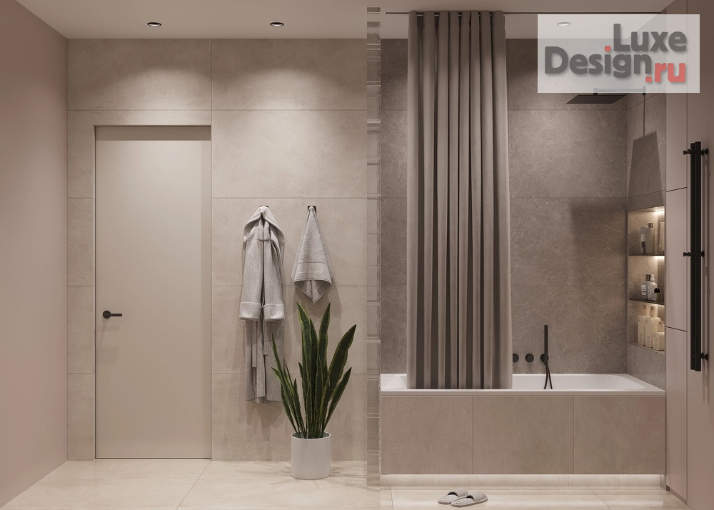 Дизайн интерьера квартиры "                                                                   Квартира ЖК Afi Tower " (фото 13)