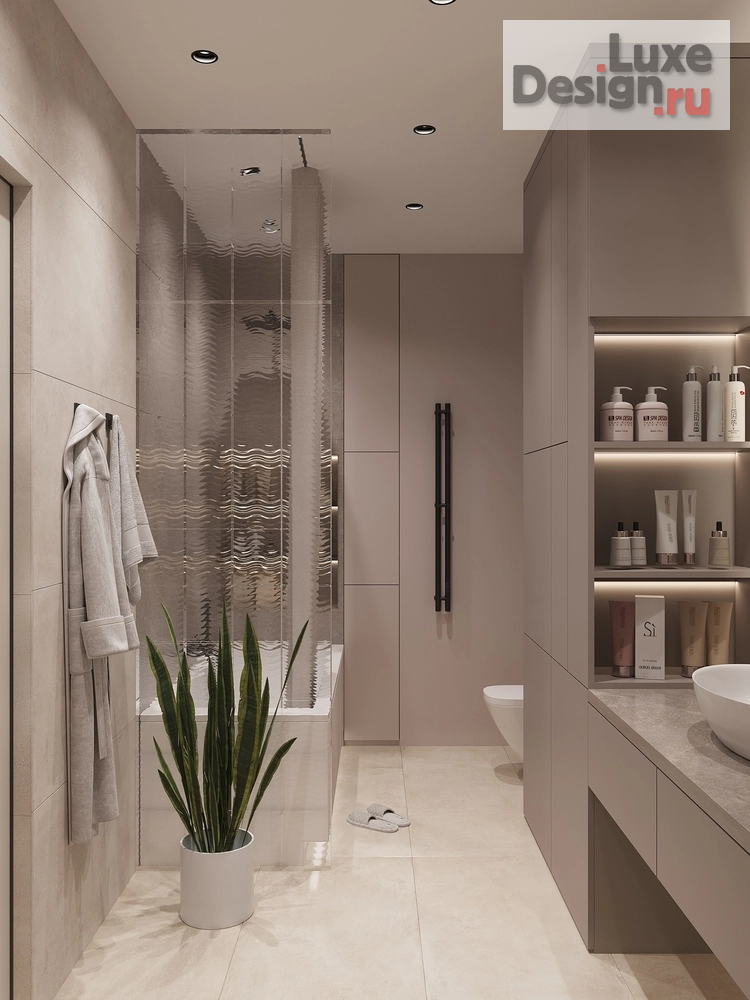 Дизайн интерьера квартиры "                                                                   Квартира ЖК Afi Tower " (фото 16)