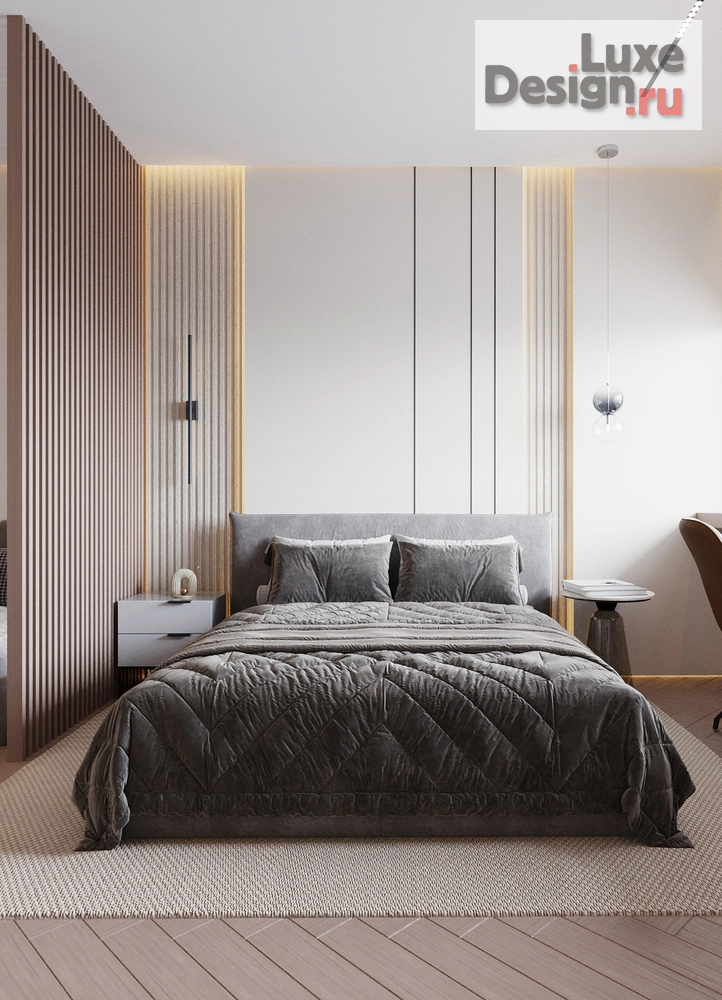 Дизайн интерьера двухкомнатной квартиры "Квартира в бежевых тонах для девушки" (фото 13)