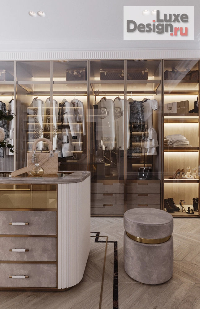 Дизайн интерьера четырехкомнатной квартиры "Современная классика 170 кв. Москва ЖК RiverSky" (фото 20)