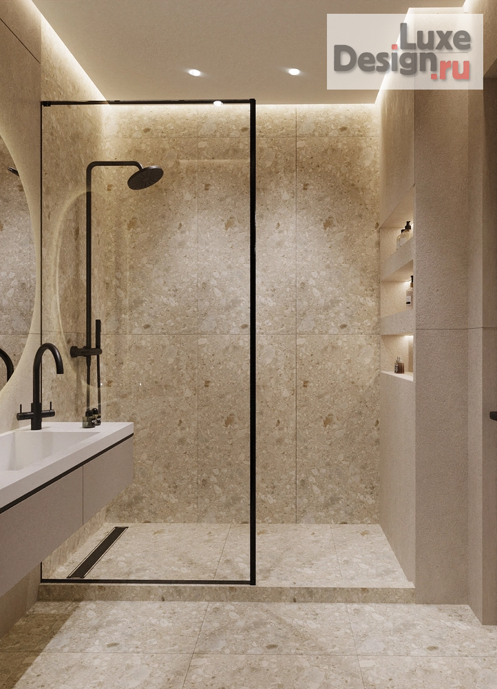 Дизайн интерьера двухкомнатной квартиры "Квартира в бежевых тонах для девушки" (фото 7)