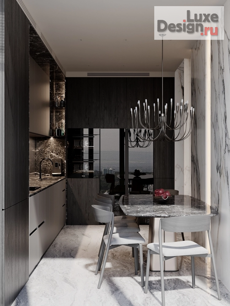 Дизайн интерьера апартаментов "ЖК ENITEO" (фото 9)