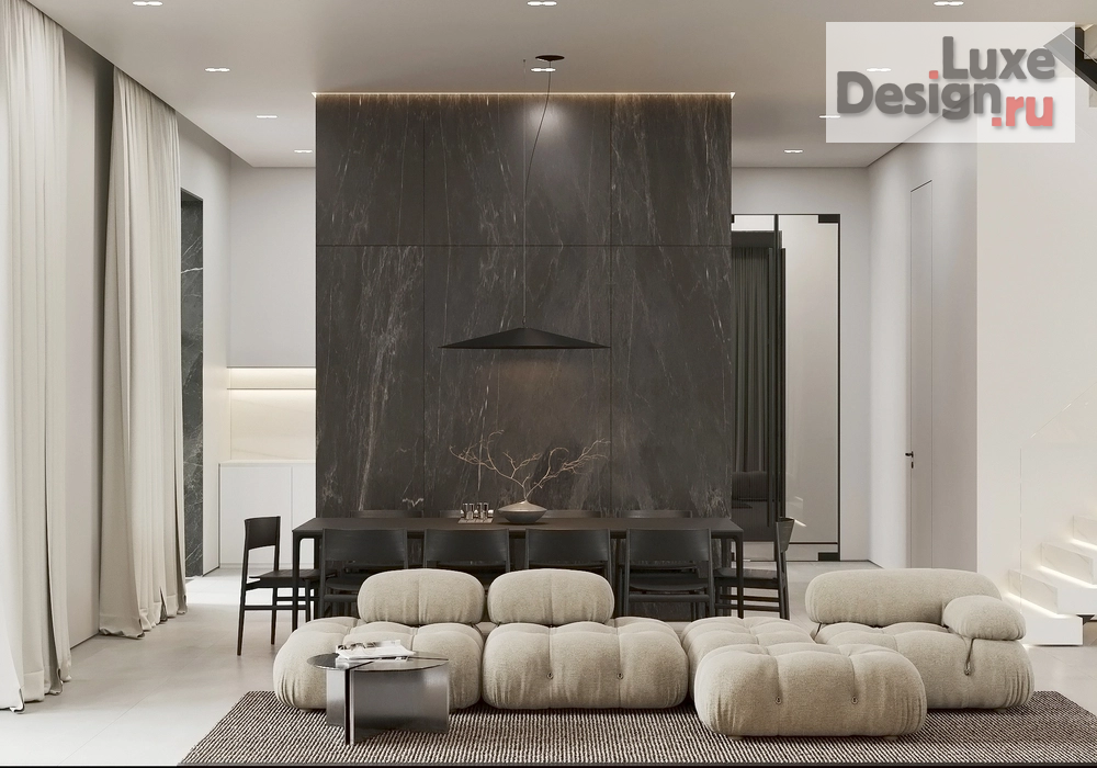 Дизайн интерьера загородного дома "ЗАГОРОДНЫЙ ДОМ В КП "ЛЕСНАЯ АВИАЦИЯ"" (фото 4)