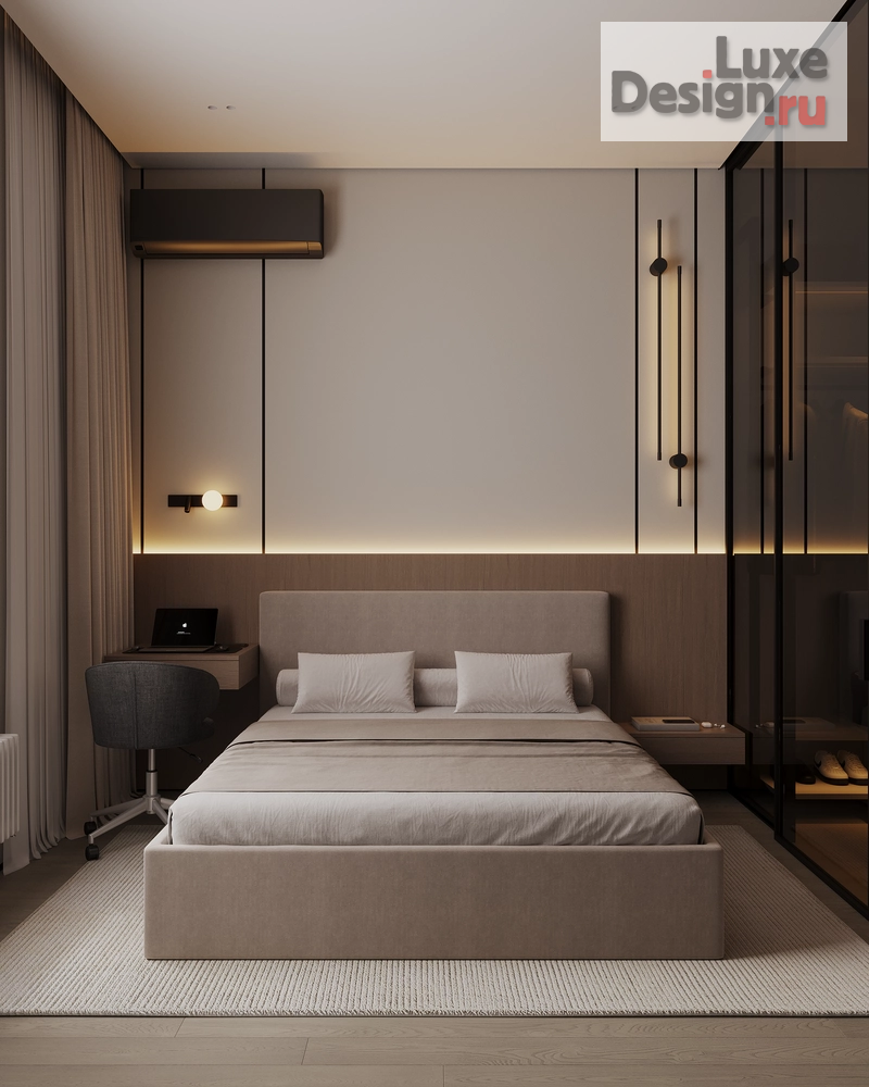 Дизайн интерьера двухкомнатной квартиры "Квартира в ЖК 1й Шереметьевский " (фото 6)