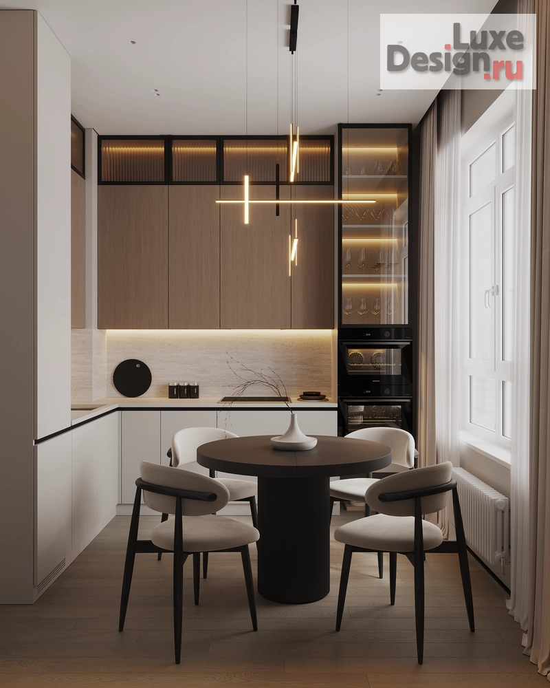 Дизайн интерьера двухкомнатной квартиры "Квартира в ЖК 1й Шереметьевский " (фото 1)