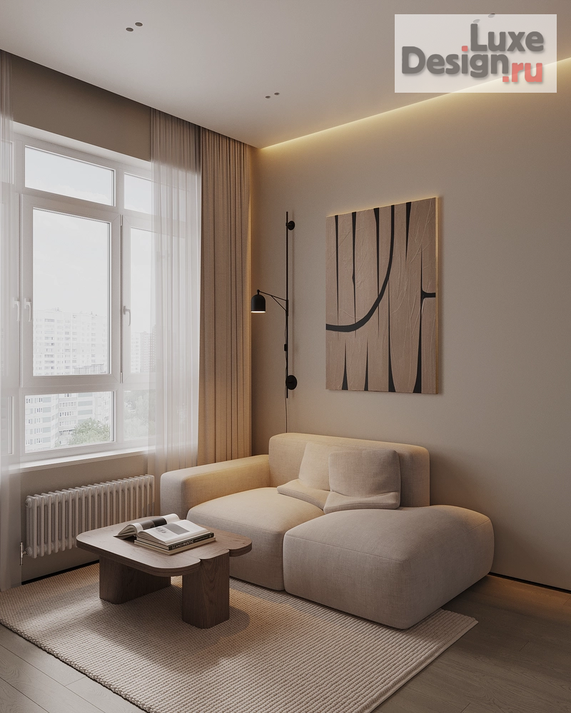 Дизайн интерьера двухкомнатной квартиры "Квартира в ЖК 1й Шереметьевский " (фото 22)