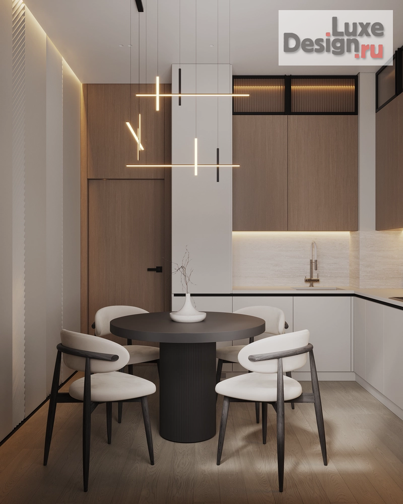 Дизайн интерьера двухкомнатной квартиры "Квартира в ЖК 1й Шереметьевский " (фото 2)