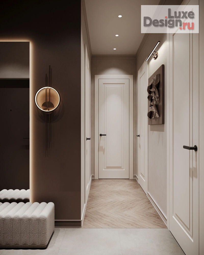 Дизайн интерьера двухкомнатной квартиры "Дизайн квартиры в ЖК Зиларт" (фото 2)