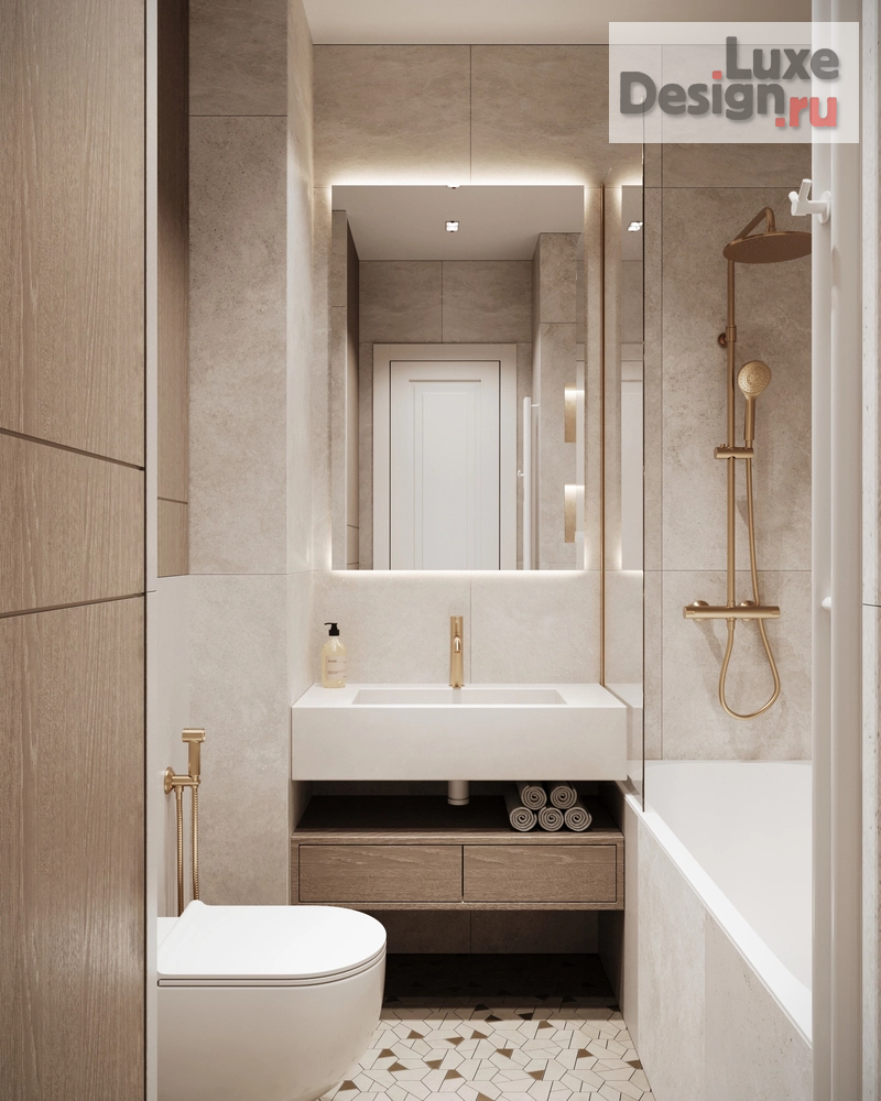 Дизайн интерьера двухкомнатной квартиры "Дизайн квартиры в ЖК Зиларт" (фото 24)