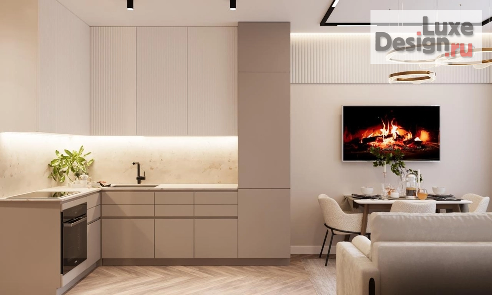 Дизайн интерьера апартаментов "Дизайн-проект студии" (фото 3)