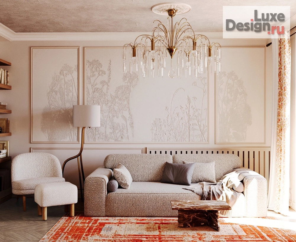 Дизайн интерьера двухкомнатной квартиры "Сталинка 51м" (фото 6)