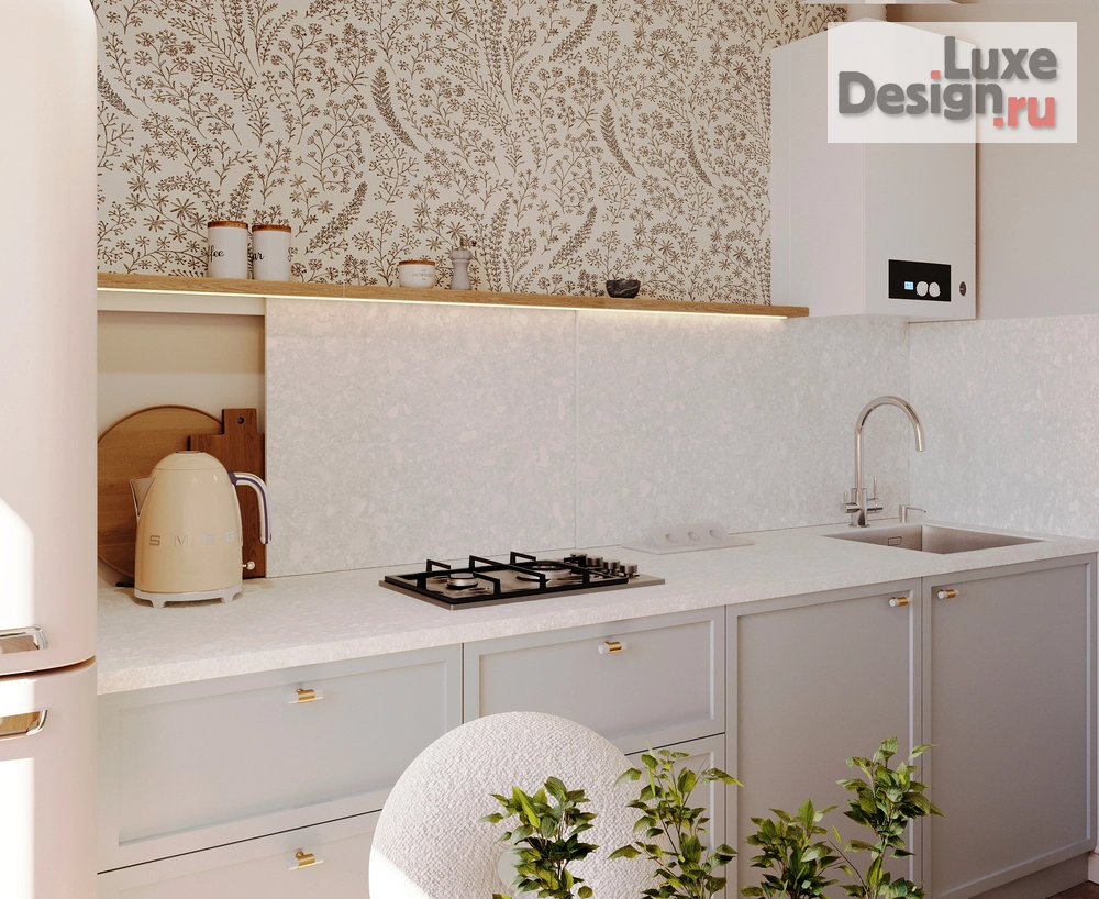 Дизайн интерьера двухкомнатной квартиры "Сталинка 51м" (фото 11)