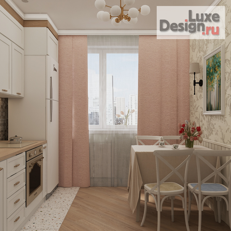 Дизайн интерьера двухкомнатной квартиры "Квартира в стиле Прованс" (фото 6)