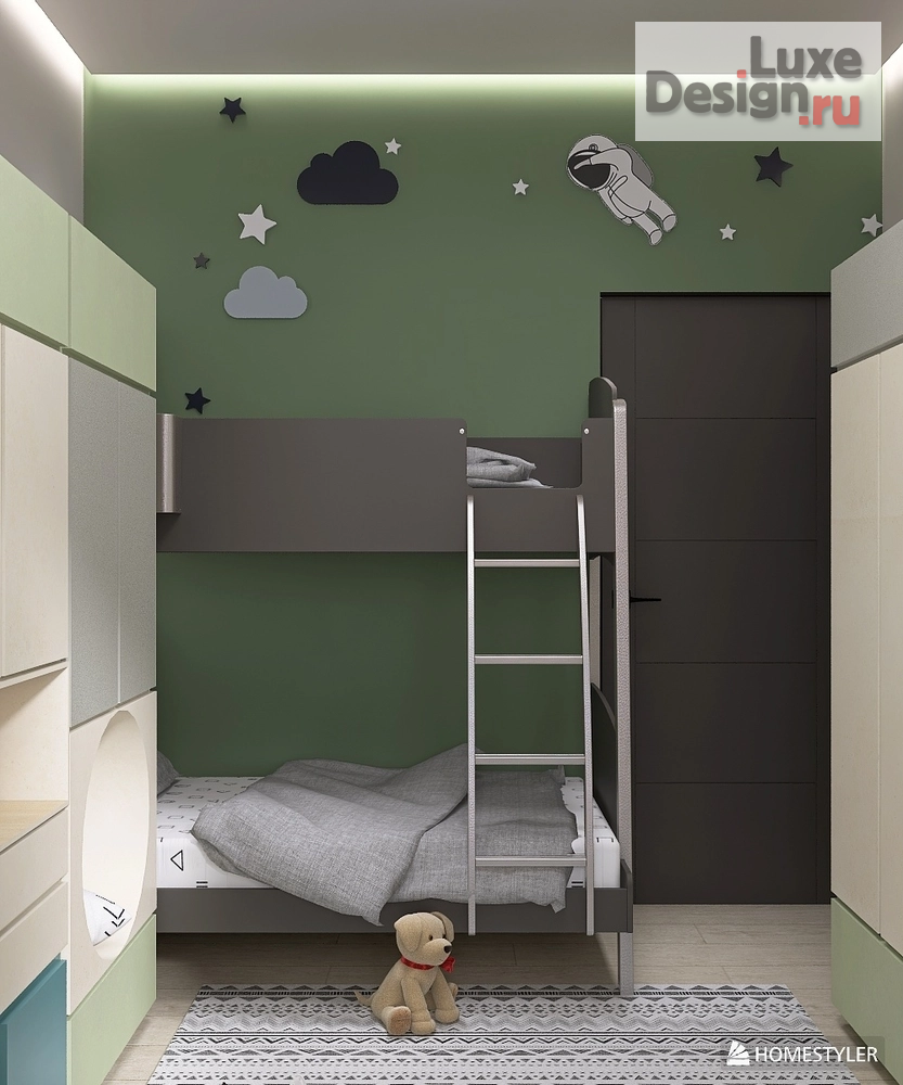 Дизайн интерьера двухкомнатной квартиры "Эскизный проект двухкомнатной квартиры" (фото 6)