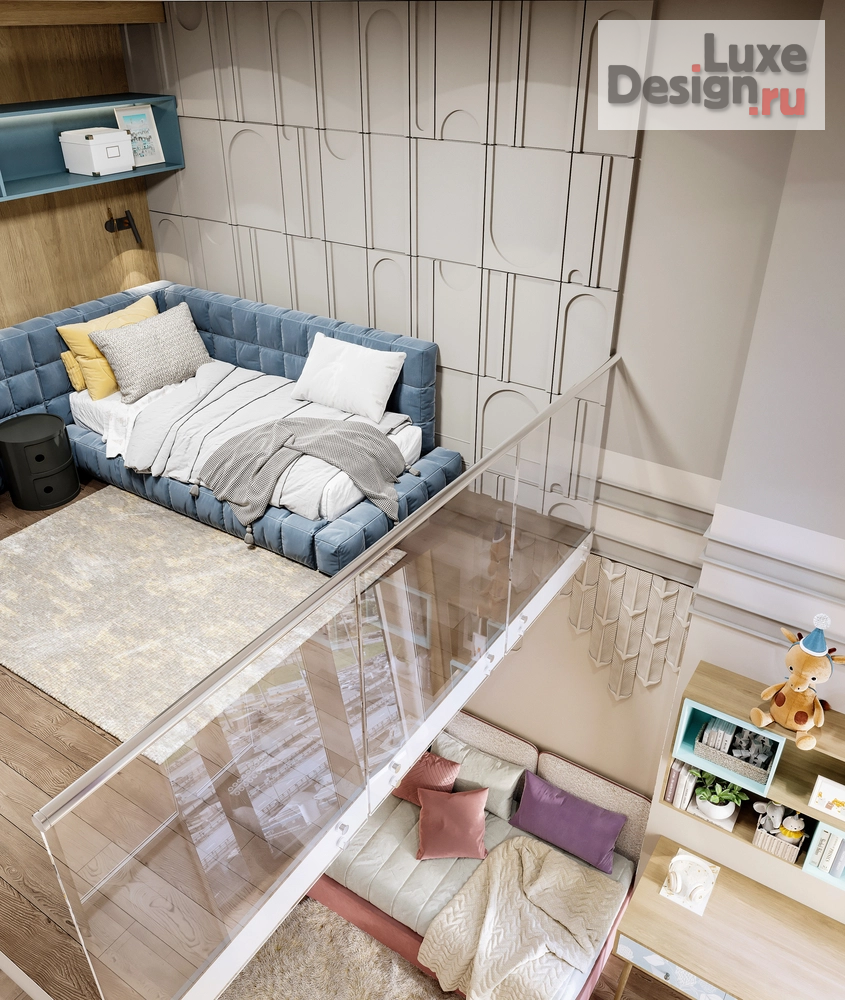 Дизайн интерьера пентхауса "Дизайн двухуровневого пентхауса в ЖК "Now"" (фото 23)