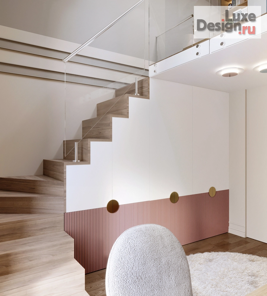 Дизайн интерьера пентхауса "Дизайн двухуровневого пентхауса в ЖК "Now"" (фото 31)