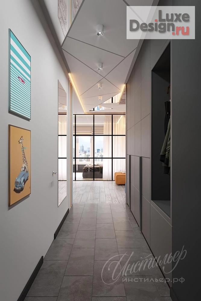 Дизайн интерьера однокомнатной квартиры "Дизайн квартиры 60 кв.м. в ЖК "Дом на Мосфильмовской"" (фото 7)