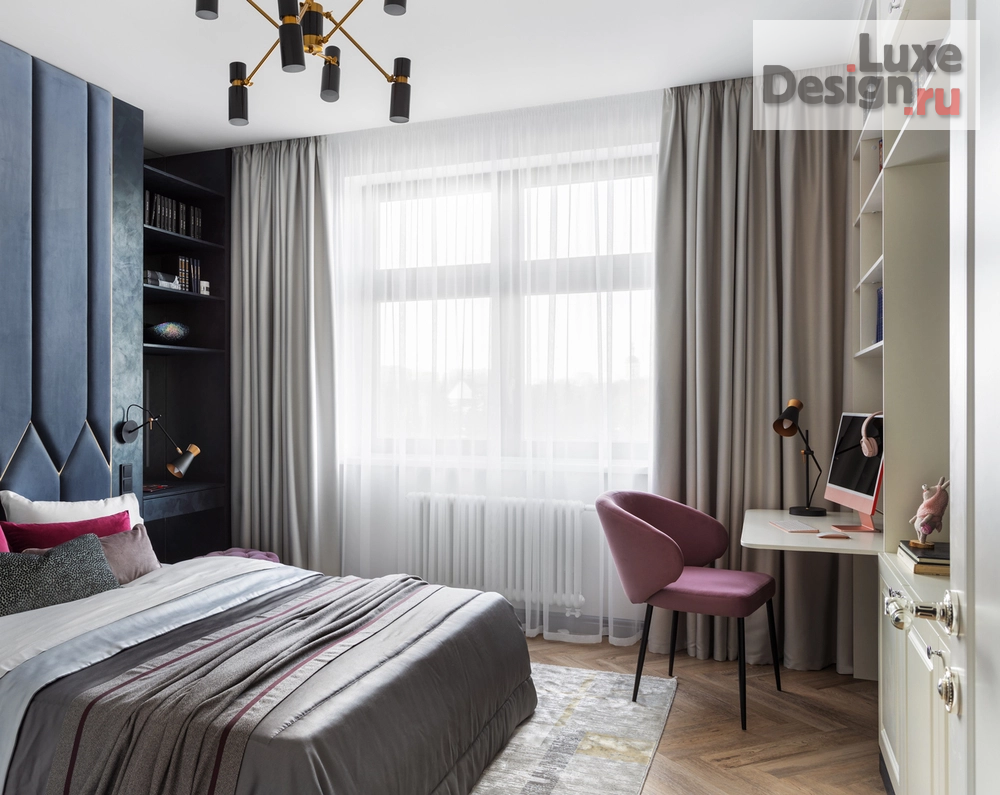 Дизайн интерьера трехкомнатной квартиры "Дизайн квартиры 135 кв.м. в ЖК Донской Олимп" (фото 13)