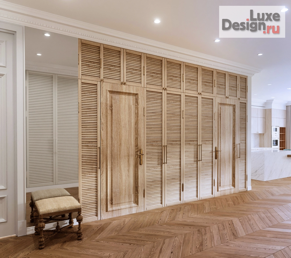 Дизайн интерьера четырехкомнатной квартиры "Дизайн интерьера квартиры 210 кв.м в ЖК "Жизнь на Плющихе"" (фото 5)