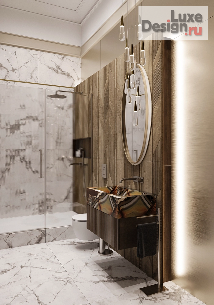 Дизайн интерьера пентхауса "Дизайн двухуровневого пентхауса в ЖК "Now"" (фото 4)