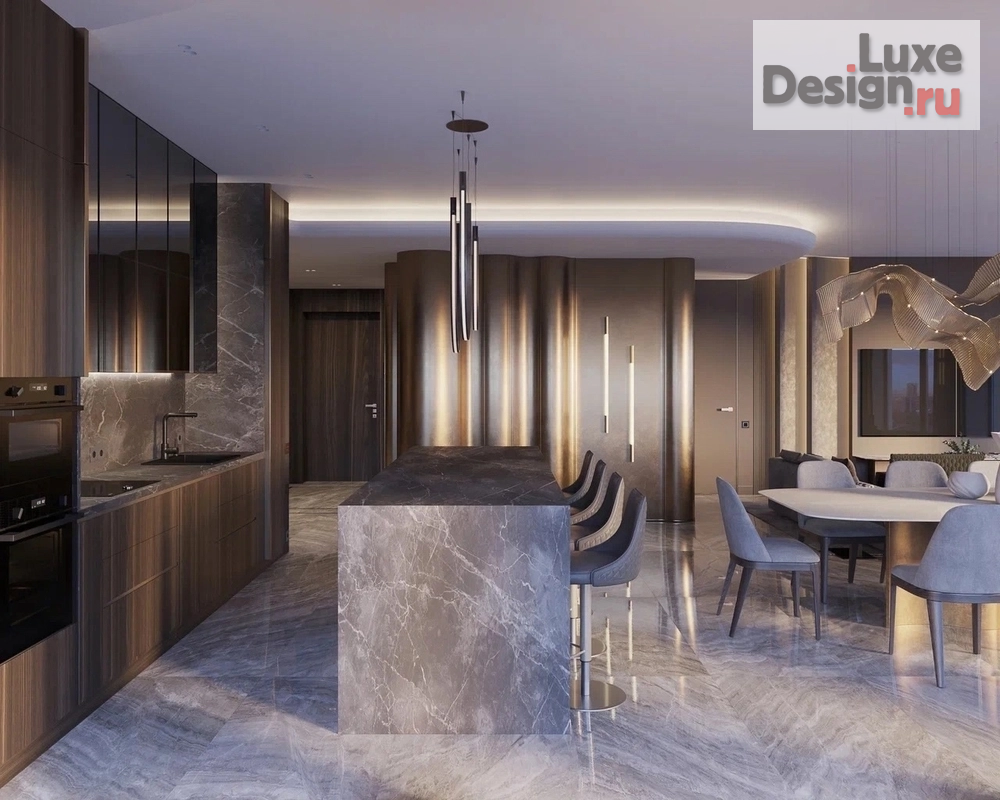 Дизайн интерьера апартаментов "Брызги шампанского" (фото 13)