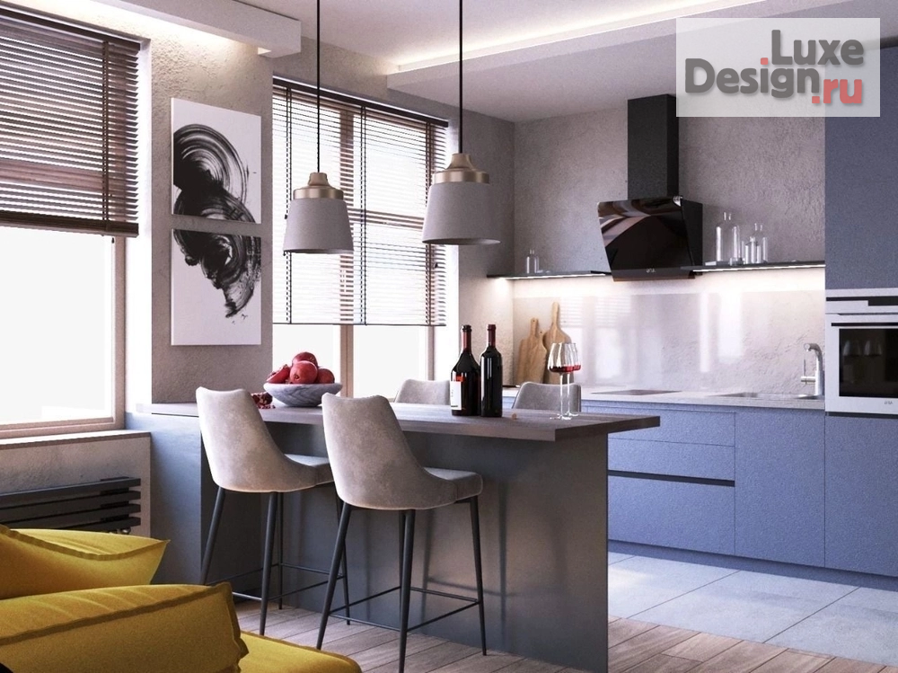 Дизайн интерьера квартиры студии "Be happy " (фото 13)