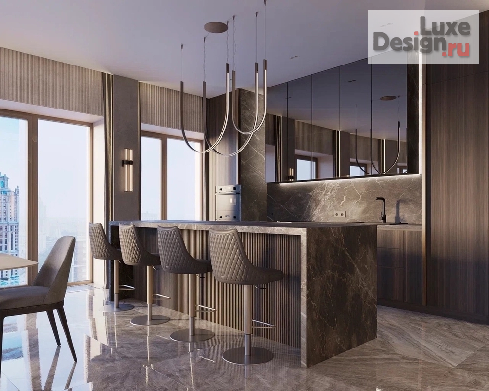 Дизайн интерьера апартаментов "Брызги шампанского" (фото 15)