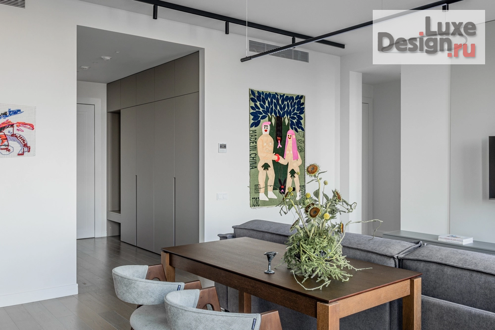 Дизайн интерьера двухкомнатной квартиры "Современный минимализм в ЖК Lucky: квартира для сдачи в аренду" (фото 10) от дизайнера Cтудия Точка дизайна Дизайн интерьера двухкомнатной квартиры "Современный минимализм в ЖК Lucky: квартира для сдачи в аренду" (фото 10)