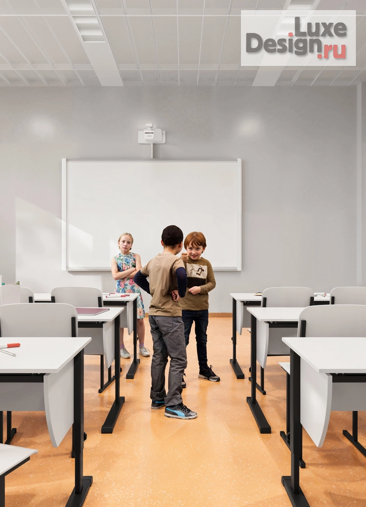 Дизайн интерьера школы "Проект школы для застройщика ГК ФСК" (фото 5)