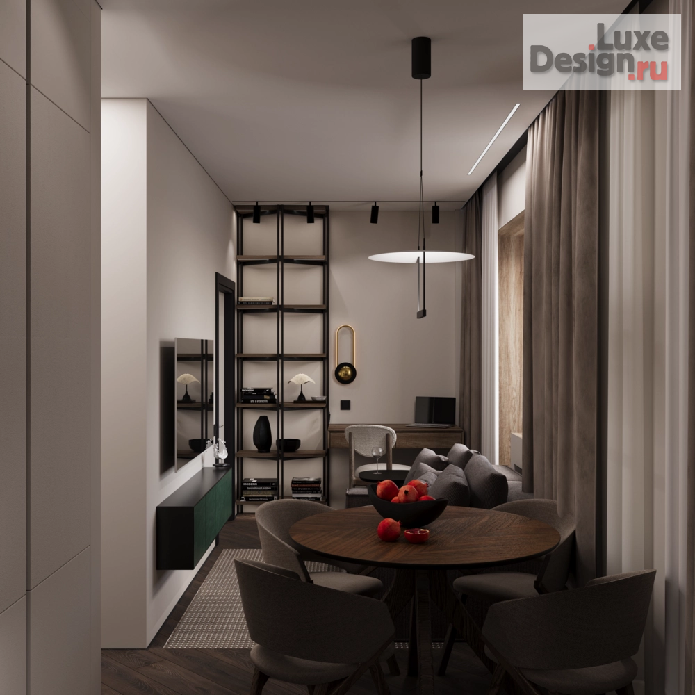 Дизайн интерьера квартиры студии "Дизайн-проект квартиры " (фото 2)