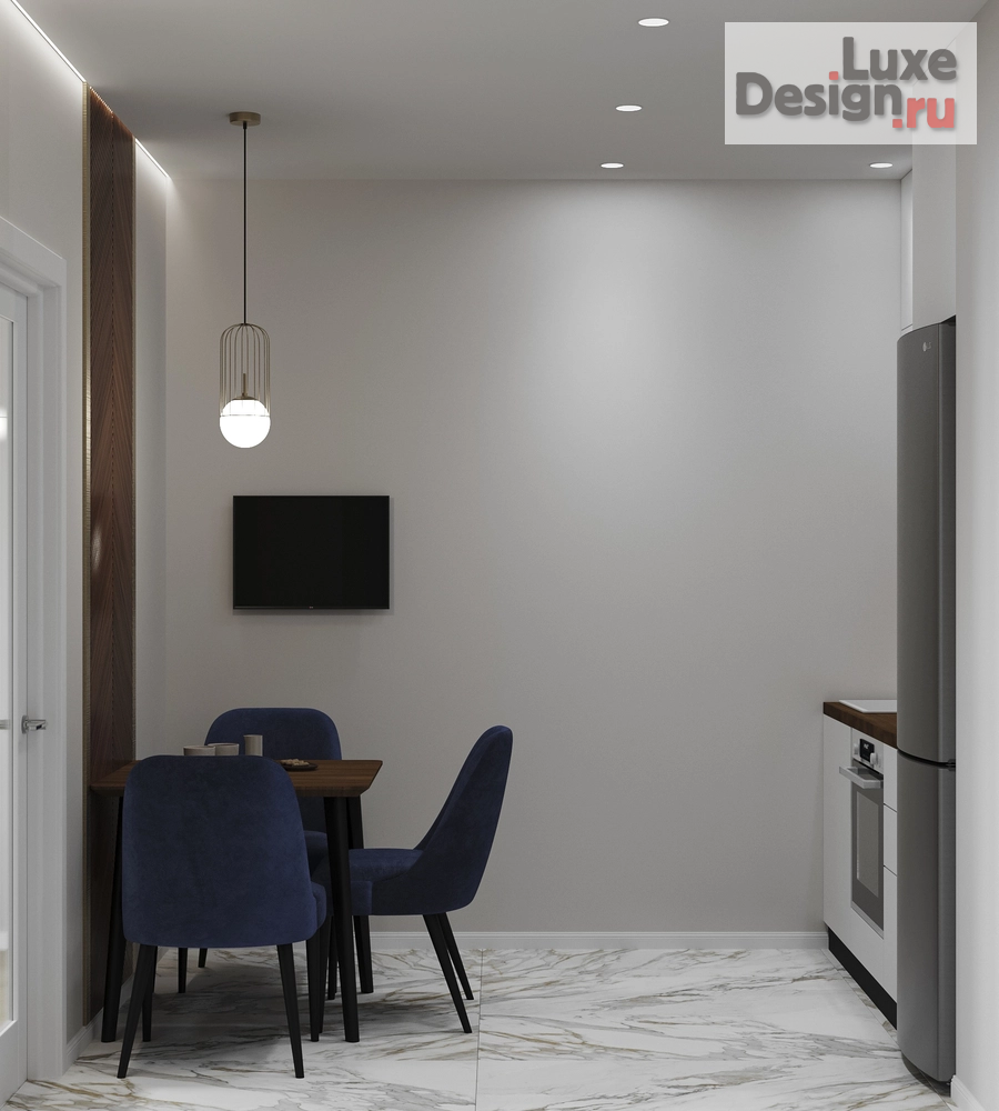 Дизайн интерьера двухкомнатной квартиры "Дизайн интерьера двухкомнатной квартиры "Дизайн-проект квартиры в Москве"" (фото 6) от дизайнера Доронина Алина Евгеньевна Дизайн интерьера двухкомнатной квартиры "Дизайн интерьера двухкомнатной квартиры "Дизайн-проект квартиры в Москве"" (фото 6)