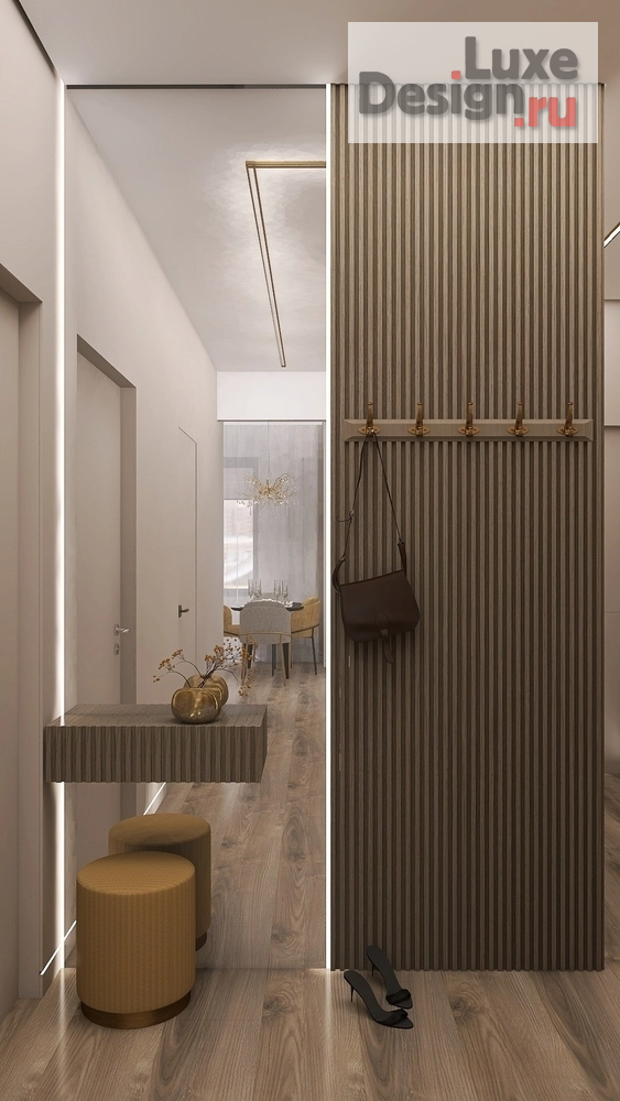 Дизайн интерьера двухкомнатной квартиры "ЖК "Новокосино-2" Двухкомнатная квартира 63 кв.м." (фото 2)