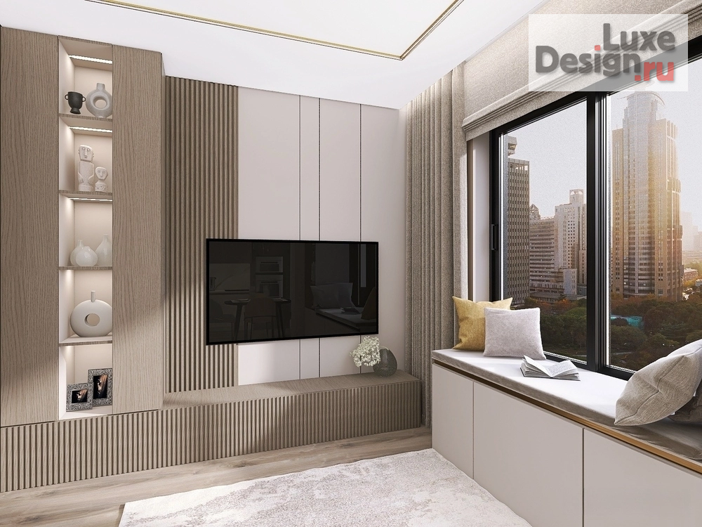 Дизайн интерьера двухкомнатной квартиры "ЖК "Новокосино-2" Двухкомнатная квартира 63 кв.м." (фото 5)