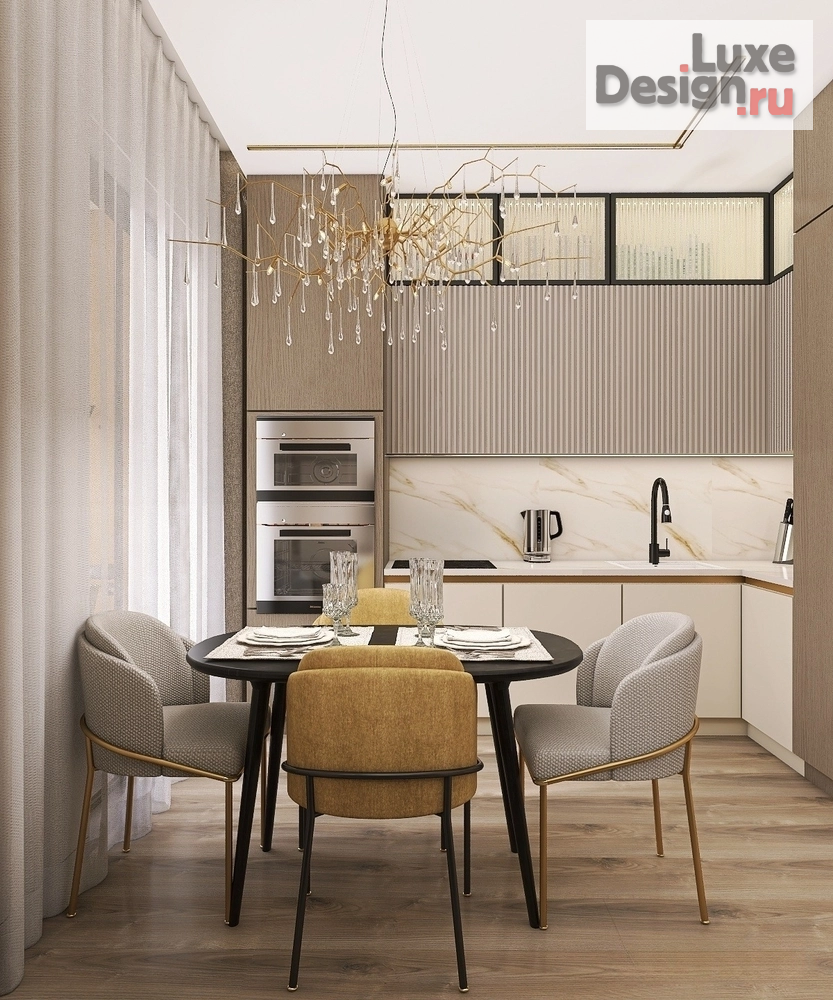 Дизайн интерьера двухкомнатной квартиры "ЖК "Новокосино-2" Двухкомнатная квартира 63 кв.м." (фото 8)