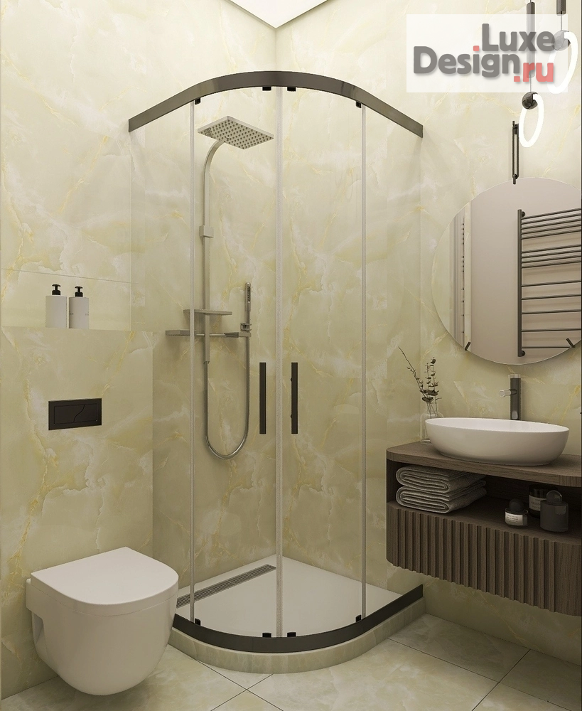 Дизайн интерьера двухкомнатной квартиры "ЖК "Новокосино-2" Двухкомнатная квартира 63 кв.м." (фото 12)