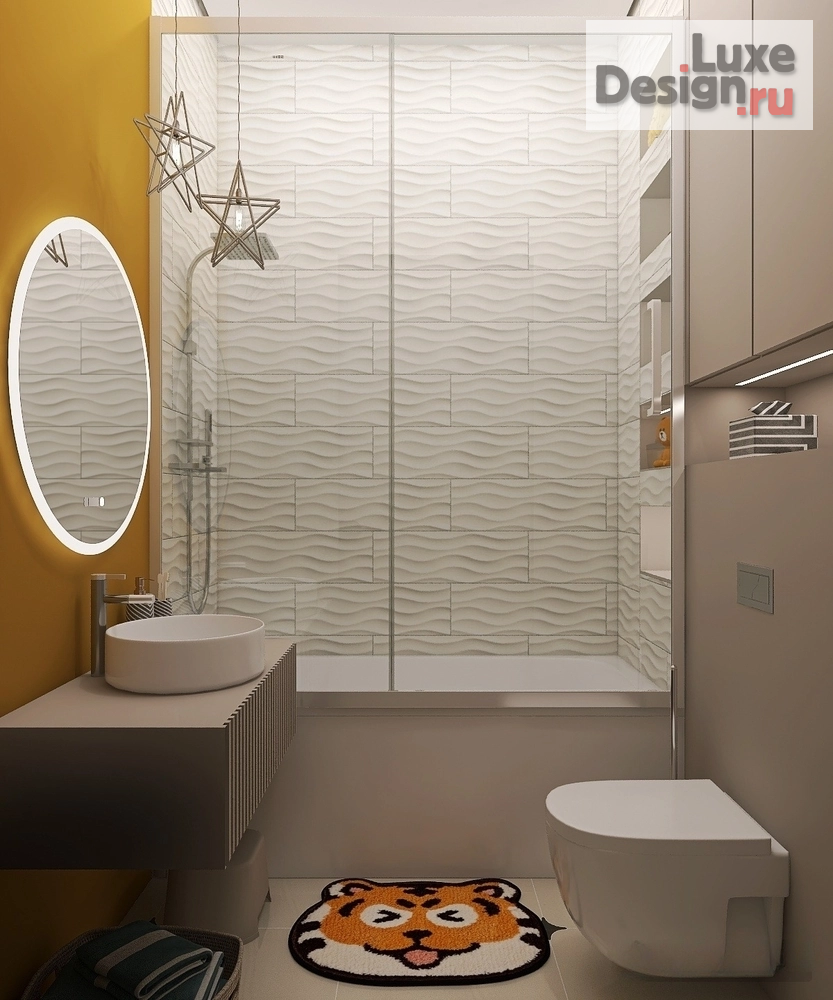 Дизайн интерьера двухкомнатной квартиры "ЖК "Новокосино-2" Двухкомнатная квартира 63 кв.м." (фото 21)