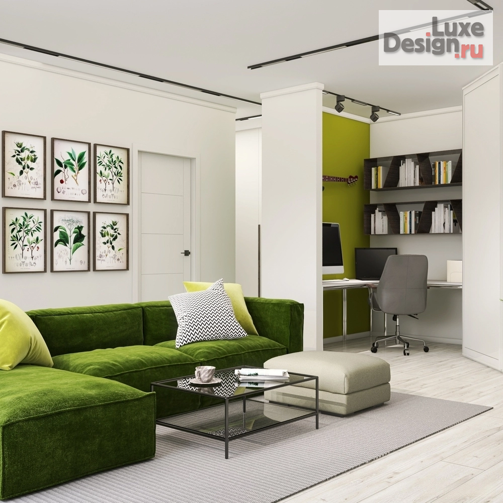 Дизайн интерьера однокомнатной квартиры "Однокомнатная квартира 43,5 кв.м." (фото 7)