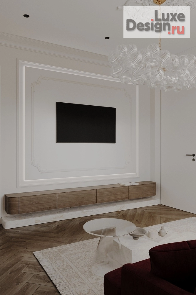 Дизайн интерьера гостиной "Проект кухни-гостиной, Москва" (фото 3)