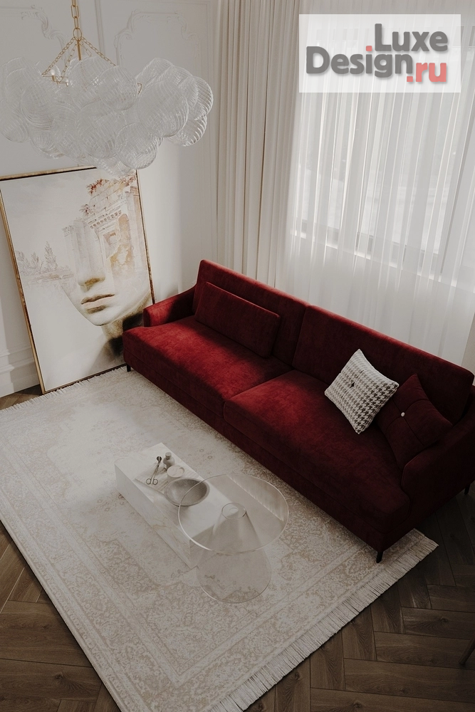 Дизайн интерьера гостиной "Проект кухни-гостиной, Москва" (фото 5)