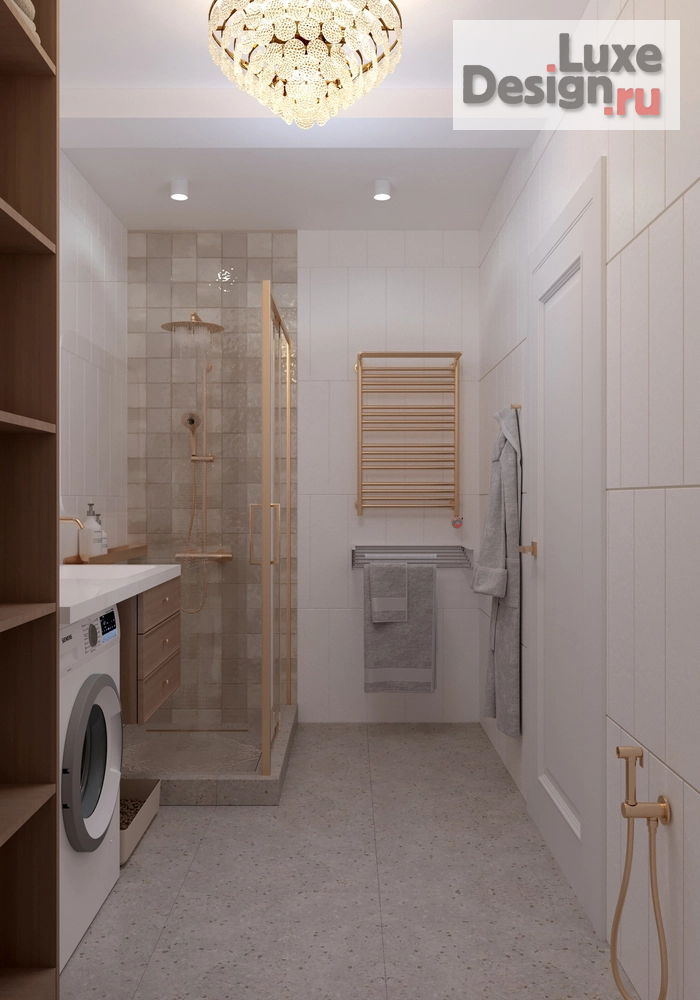 Дизайн интерьера трехкомнатной квартиры "Интерьер трехкомнатной квартиры в ЖК Волжские огни" (фото 30)