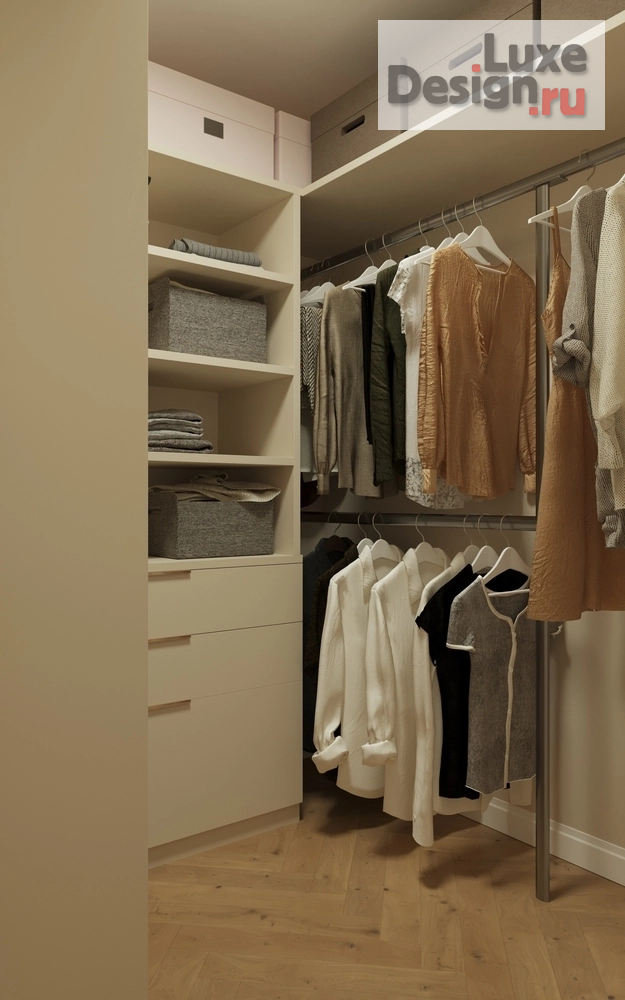 Дизайн интерьера трехкомнатной квартиры "Интерьер трехкомнатной квартиры в ЖК Волжские огни" (фото 14)